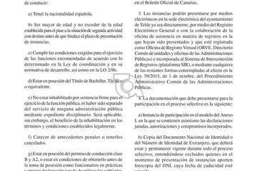 Bases del proceso selectivo para cubrir 33 plazas de la Policía Local de Telde/TA.